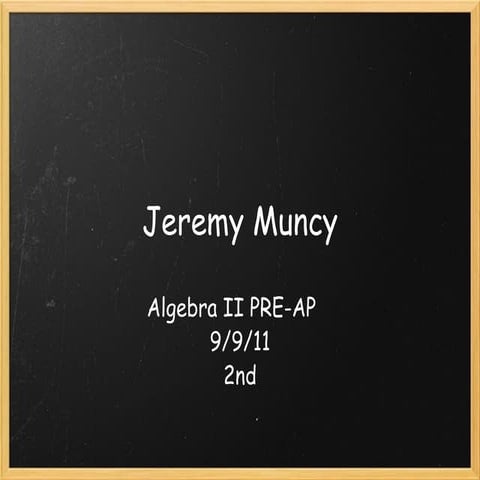 Copy of Jeremy Muncy