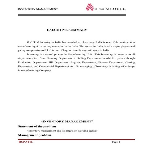 97631664 inventory-management-project-report