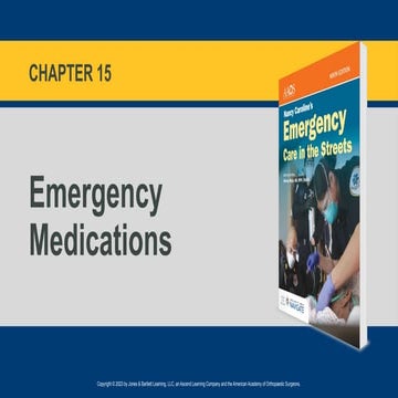 Nancy Caroline Emergency Paramedic Chapter 15