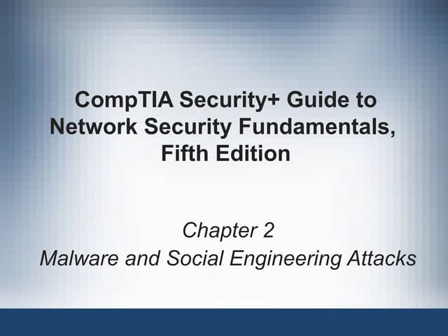 Chapter 2 Presentation