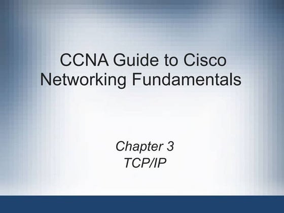 TCP/IP Network ppt | PPT