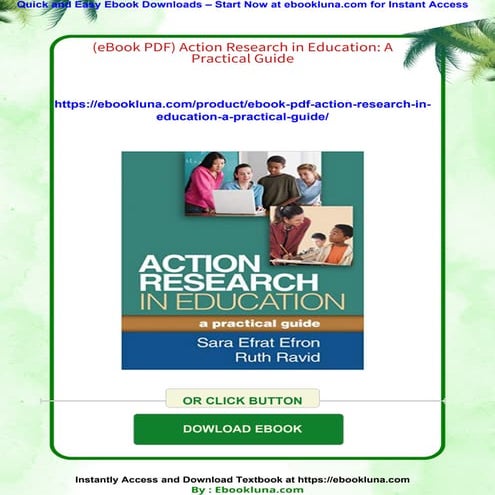 (eBook PDF) Action Research in Education: A Practical Guide | PDF