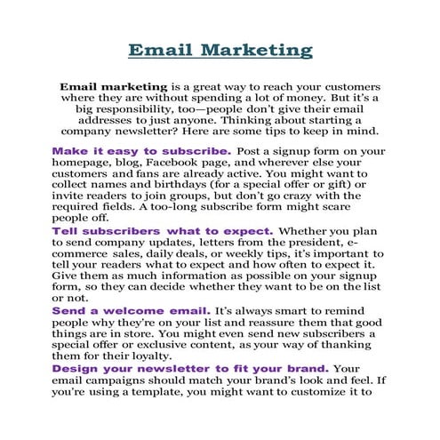 Email Marketing-2016