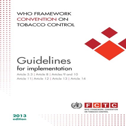 WHO FRAMEWORK 2014-TABACCO CONTROL | PDF