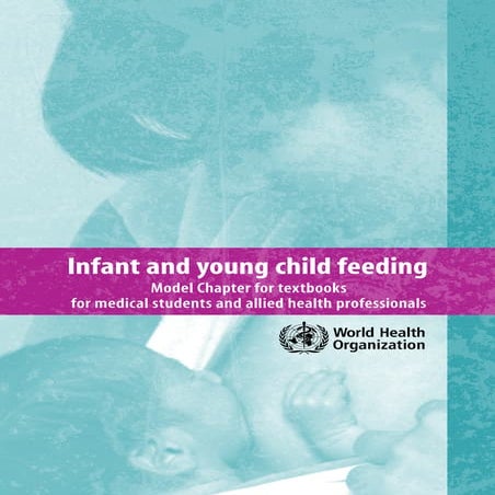 World Health Organization's Guide to Infant and Child Nutrition
