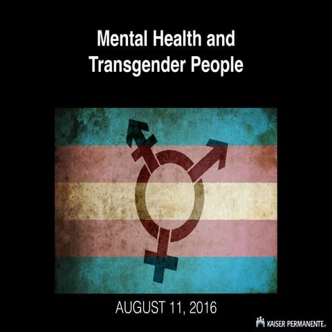 Transgender Mental Health