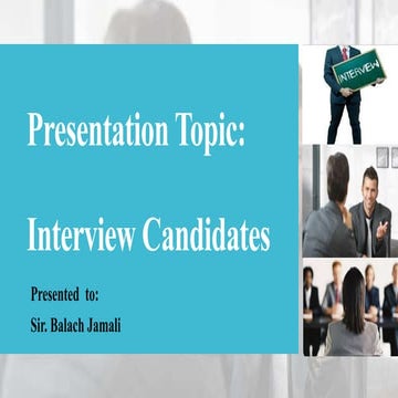 Job interview tips: Top candidates ask these questions | PDF