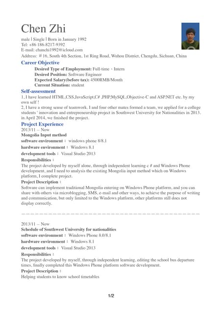 Resume