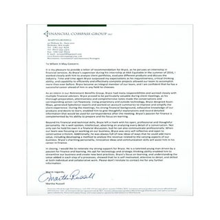 Martha Russell Scanned Letter of Re...