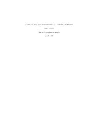 Capella Extended Goal Statement Capella Extended Goal Statement