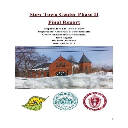 Stow Town Center Phase II Final Report | PDF