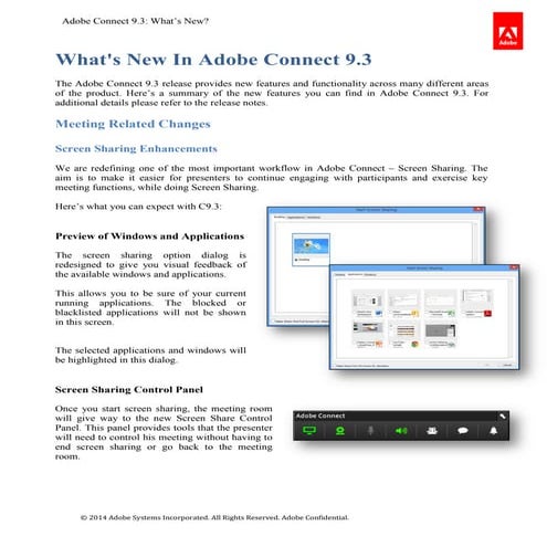 Adobe Connect 9.3 Whats New
