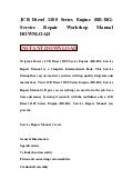 JCB Isuzu Engine AA-6SD1T Service Repair Workshop Manual DOWNLOAD