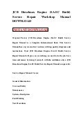 JCB Isuzu Engine AA-6SD1T Service Repair Workshop Manual DOWNLOAD