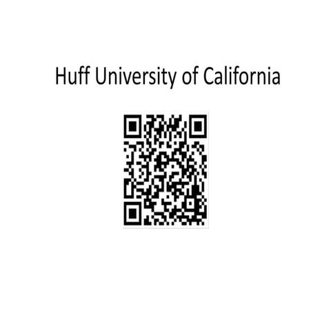 Patrick D. Huff presentations