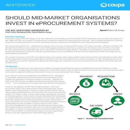 Why should mid-market companies invest in eprocurement
