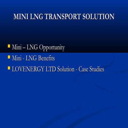 Lovenergy Ltd Presentation 2014