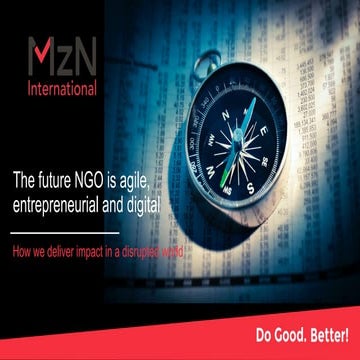 The future NGO is agile, entrepreneurial and digital