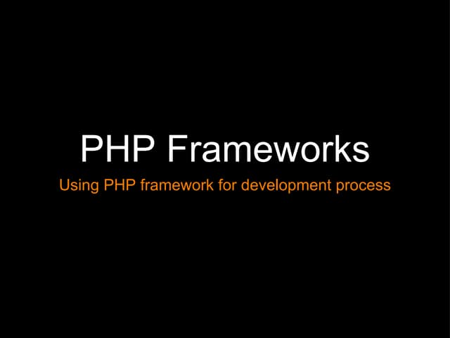 Framework