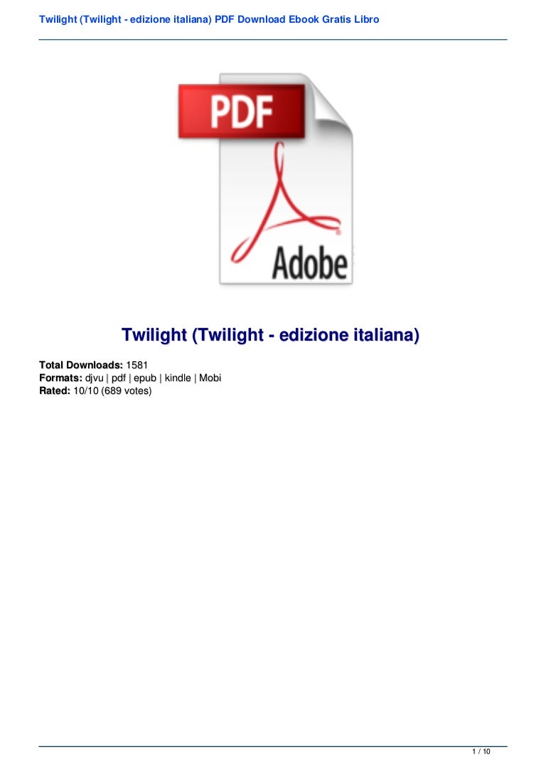 libro di twilight da scaricare