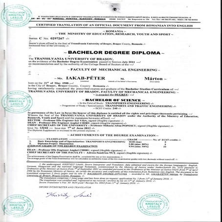 Bachelor Degree Diploma | PDF