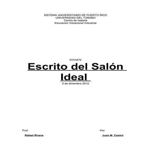 escrito plano castro