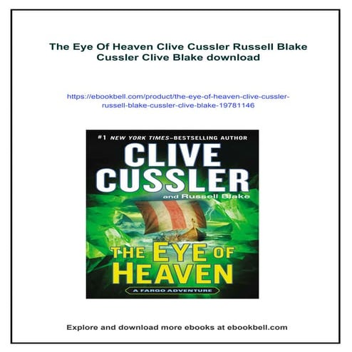 The Eye Of Heaven Clive Cussler Russell Blake Cussler Clive Blake | PDF