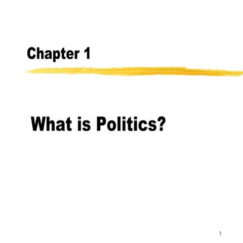 What is Politics? | PPT