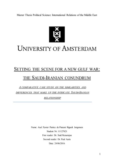 Bachelor thesis international relations example picture