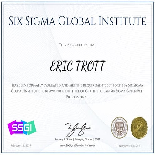 six sigma green belt | PDF
