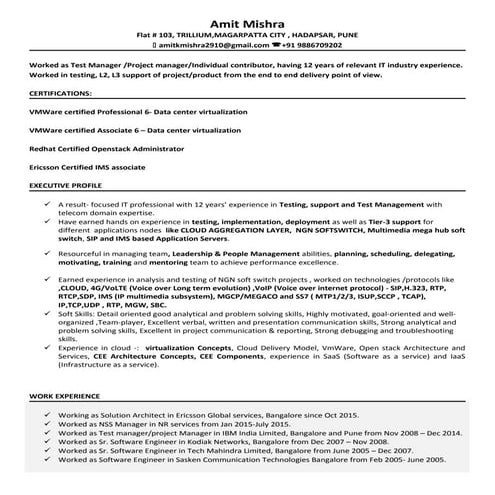 Latest Resume latest uploaded wala