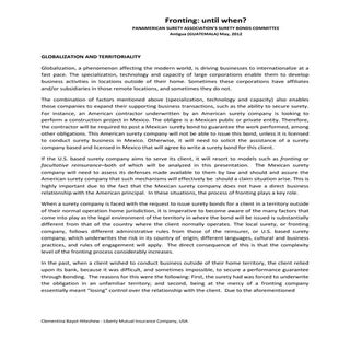 Fronting until when -  Author- Clem...