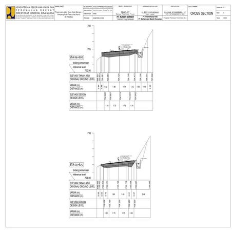 Detailed Cross Section and Elevation Design for Road Preservation in ...
