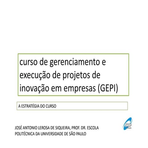 Prof. Siqueira - A Estratégia do Curso