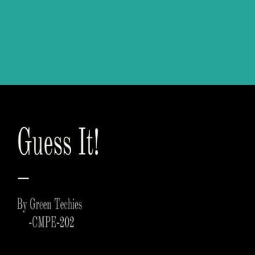 CMPE 202 Project Slides