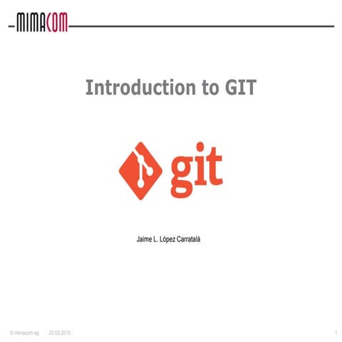 IntroductionGit