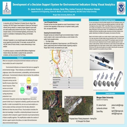 Development of a Decision Support System for Environmental Indicators ...