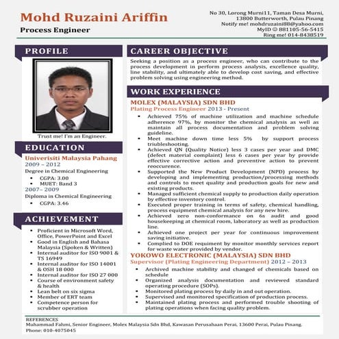 Resume Mohd Ruzaini Ariffin2