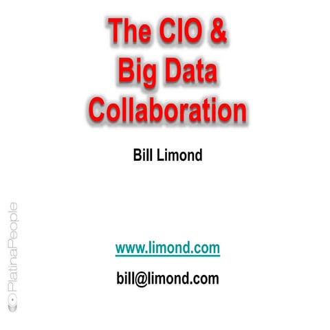 151111 BASE ELN 151112 CIO Big Data Collaboration