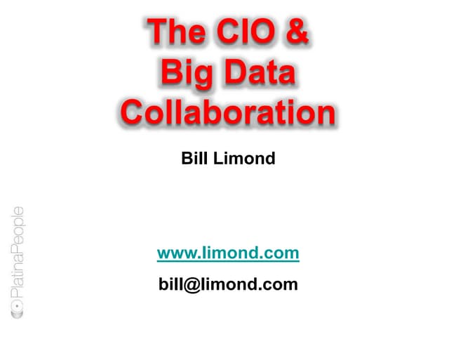 151111 BASE ELN 151112 CIO Big Data Collaboration
