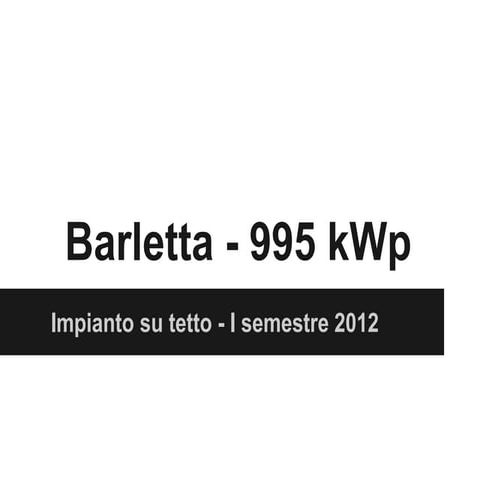 995 k wp a barletta connessi 1° sem 2012 | PDF