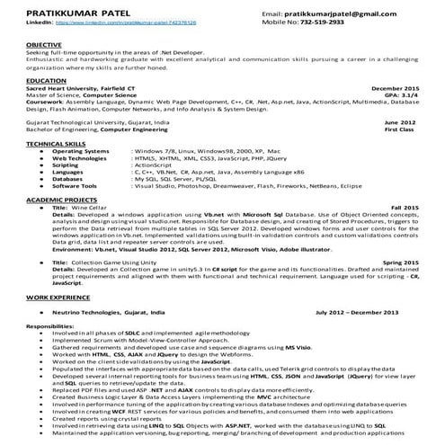 PRATIKKUMAR PATEL_RESUME