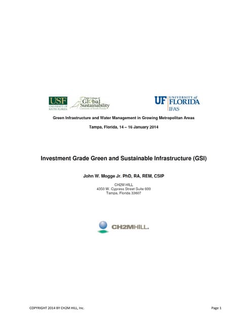 The Role of Green Infrastructure in Sustainable Road Bridge Development ...