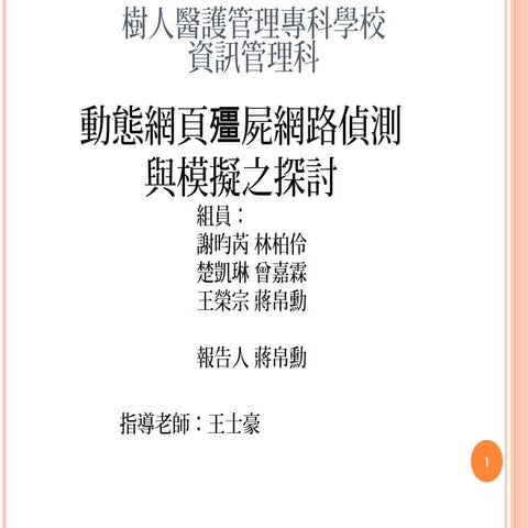 99 botnet期末簡報