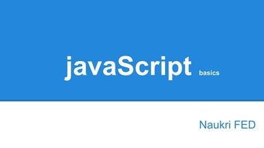 JS basics