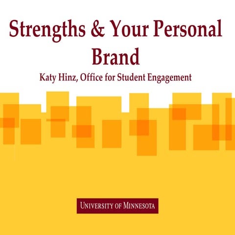 Strengths & Your Personal Brand