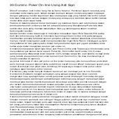 99 Domino Poker On-line Uang Asli Sign