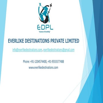 EVERLIKE DESTINATIONS PRIVATE LIMITED