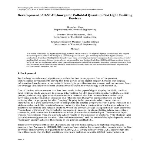 Quantum dot | PPTX