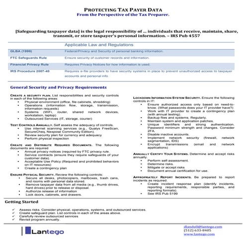 Tax Preparers Presentation | PDF